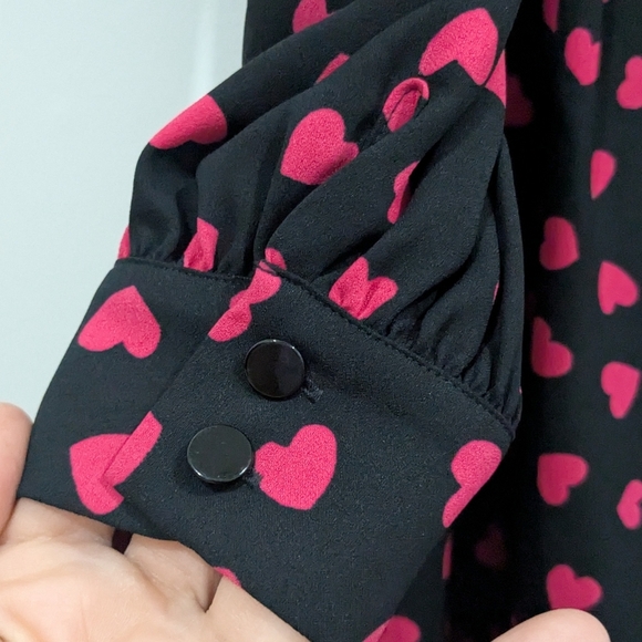 Kate Spade Heartbeat Tie Neck Shirtdress - Picture 3 of 9